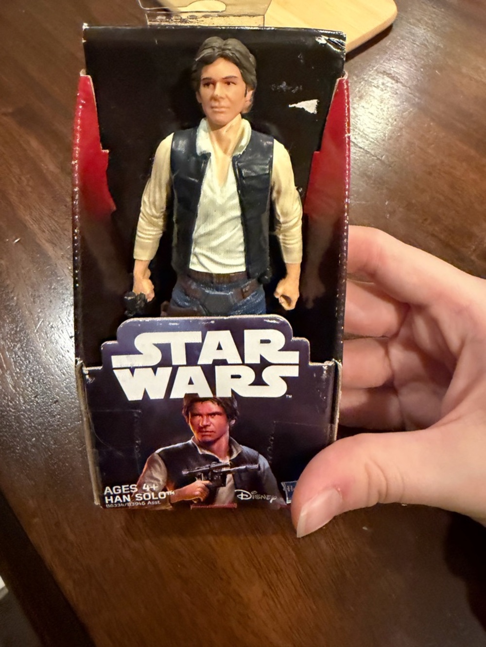 STAR WARS HANS SOLO  6" INCH NEW IN PACKAGE HASBRO / DISNEY